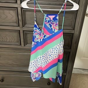 Lilly Pulitzer Handkerchief Tank Top